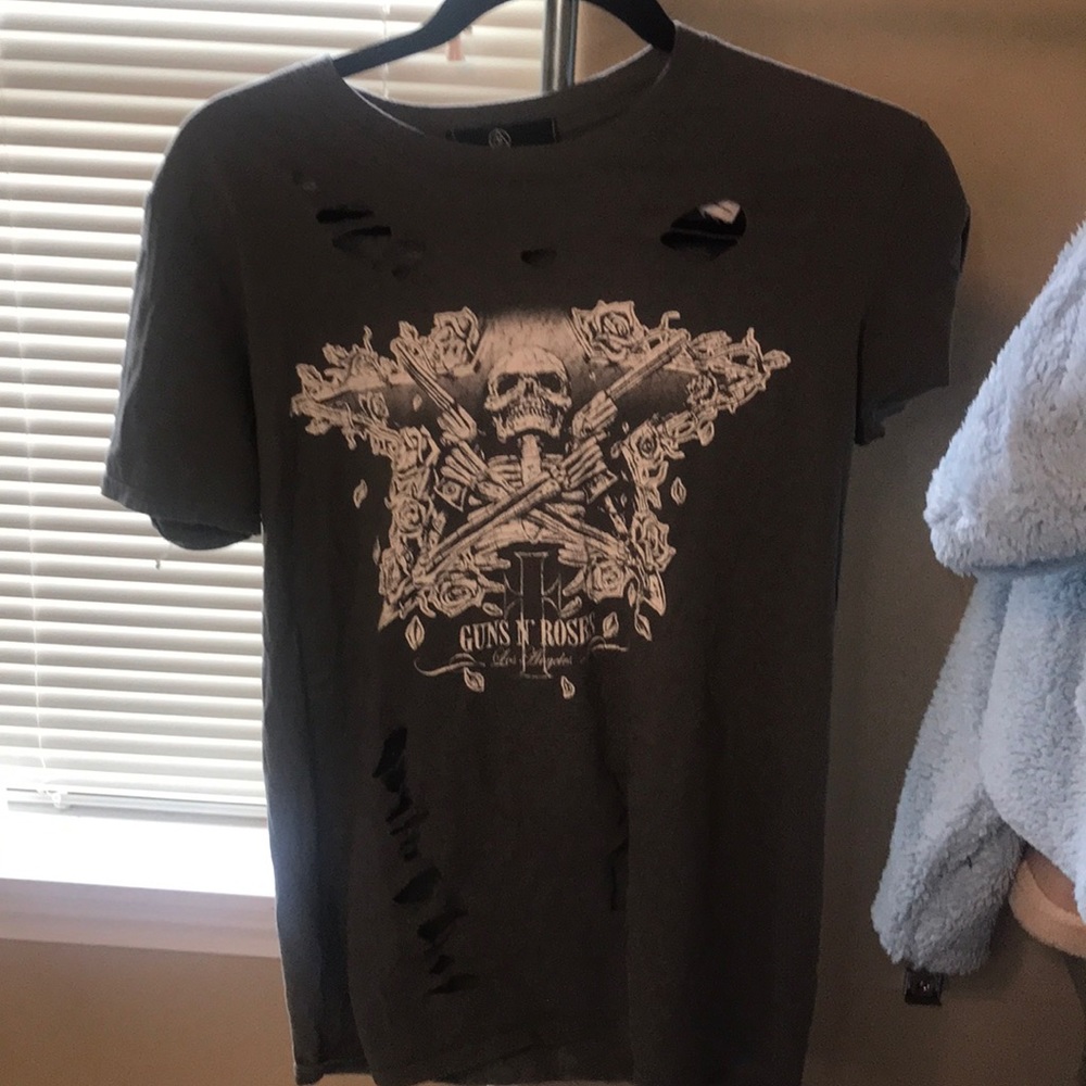 Distressed band t